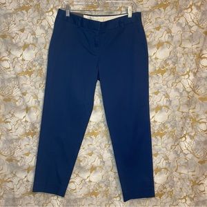 J. Crew Skimmer Pant City Fit Blue Women's Size 8